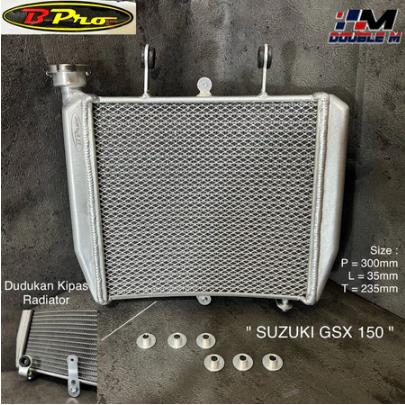 Gambar Radiator Aluminium BPro Racing Ninja R SS RR CBR CB 150R GSX 150 R/S MX King R15 V2 V3 Sonic/GTR - GSX 150 R/S dari PRANATA OTOMOTIF undefined Tokopedia