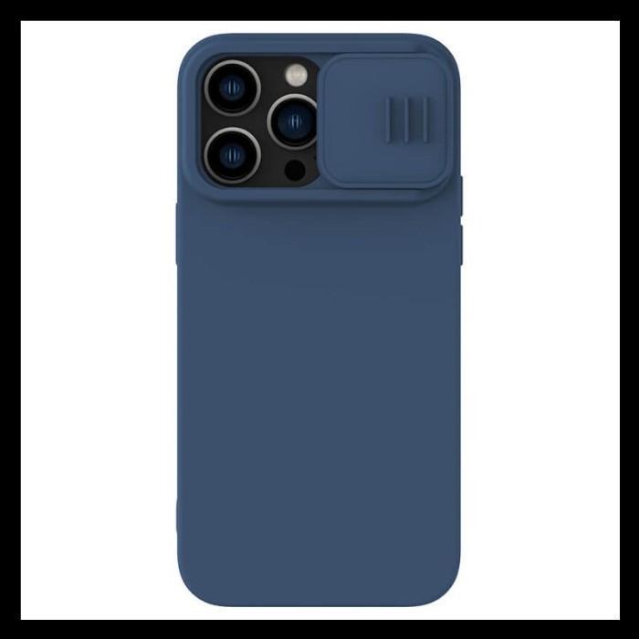 Gambar Iphone 14 / Pro / Plus / Max Nillkin Camshield Silky Silicone Original Case Hard Casing Hardcase Cover Terbaik 100% Original - HAZE-BLUE., IPHONE 14 6.1. dari npure mall undefined Tokopedia