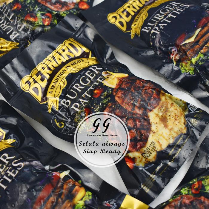 Gambar Bernardi Burger PATTIES SAPI 270 Gram Daging Olahan Berger Patty BEEF dari Sembilan Nine Shop undefined Tokopedia