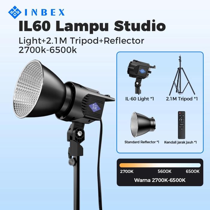 Promo INBEX Lighting Konten Lampu Studio Softbox LED Video Light ...