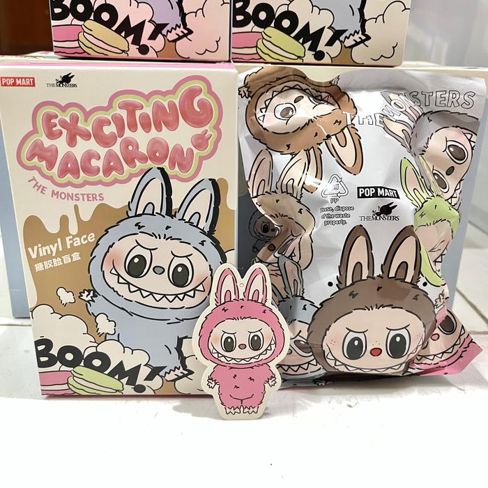 Gambar LABUBU EXCITING MACARON V1 ORIGINAL POP MART - LYCHEE BERRY dari Rubens Diecast undefined Tokopedia