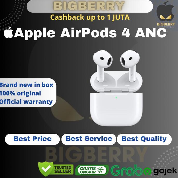 Gambar Apple Airpods 4 Anc Active Noise Cancellation Airpod 4Th Gen Air Pods - AirPods 4, Bonus DustProof dari hopespontaneous undefined Tokopedia