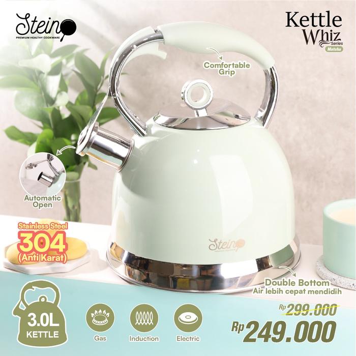 Gambar Steincookware Stein Kettle Whiz Series Teko Air Panas - MATCHA dari Steincookware Indonesia undefined Tokopedia