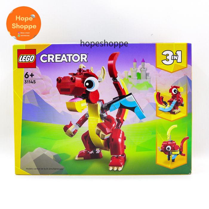 Gambar LEGO Creator 31145 Red Dragon 3 in 1 Original Segel dari hopeshoppe undefined Tokopedia