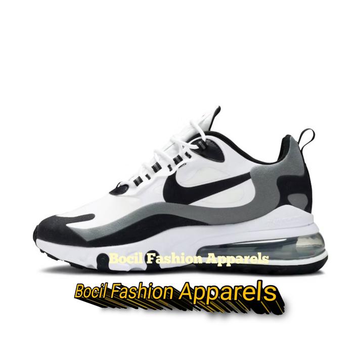 Jual Sepatu Nike Air Max 270 React Oreo White Black 100% BNIB