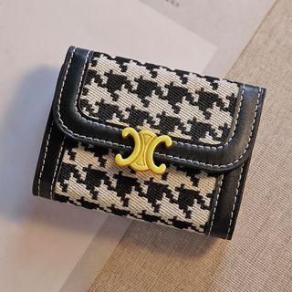 Gambar Dompet Celina Houndstooth Motif Branded Dompet Wanita Import Dompet Kartu Mini Dompet Mini Elegan Dompet Import Dompet Murah - HOUNDSTOOTH dari Urban Collectionsss undefined Tokopedia