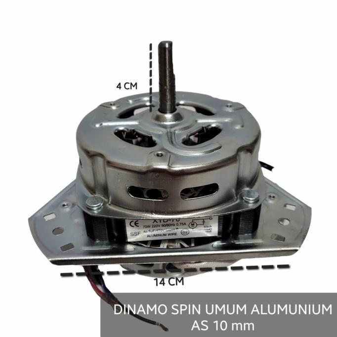Gambar Lm DINAMO SPIN MESIN CUCI UMUM / MOTOR PENGERING UMUM 3 KAKI LK - 70 WATT dari Nalarafayln Perabot undefined Tokopedia
