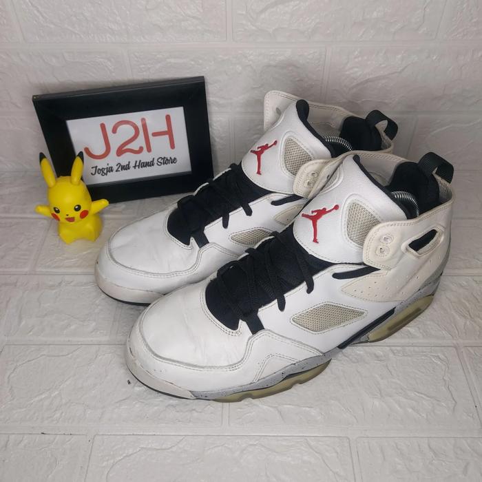 Sepatu Basket Jordan Flight Club 91 Size 43 In Sole 275cm Made In China  Warna Putih Style Number Tembus Web