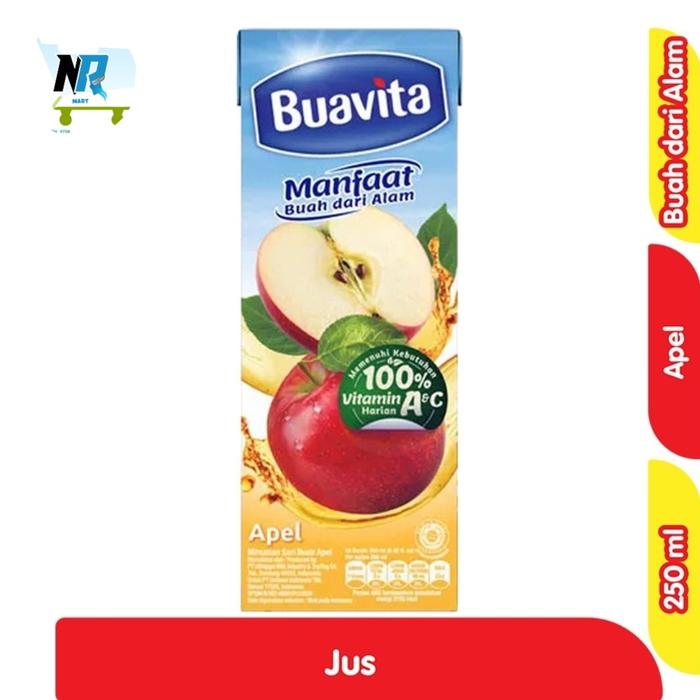 Gambar Buavita Minuman Sari Buah Apel 250ml dari NR Mart 99 undefined Tokopedia