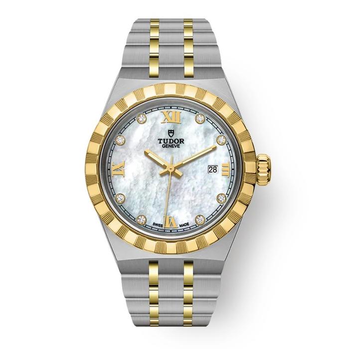 Jam Tangan Tudor Royal Ladies M28303-0007 Pearl Dial 28mm