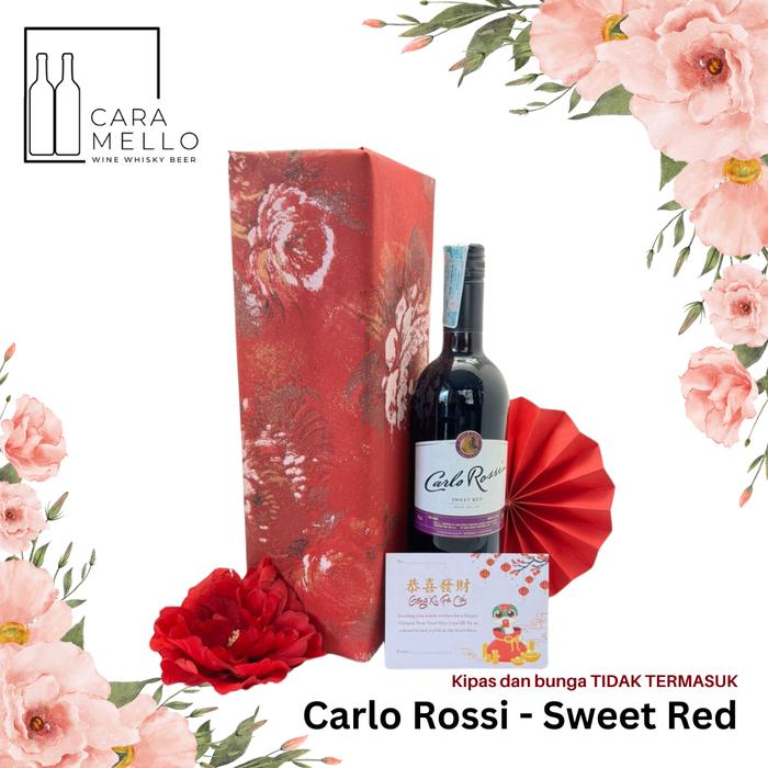 Gambar Wine Hamper - Chinese New Year Hamper - Hamper imlek - Carlo With Wrap dari Caramello Wines undefined Tokopedia