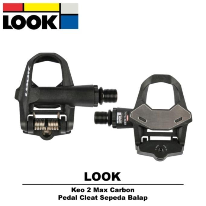 Gambar original Pedal Cleat Sepeda Roadbike Look Keo 2 Max Carbon include Tapal Abu - Tanpa Cleat dari Bike - Bike undefined Tokopedia