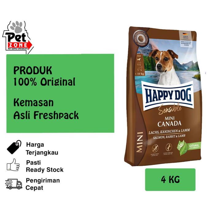 Happy Dog Mini Canada 4kg di Pet Zone Shop Tokopedia