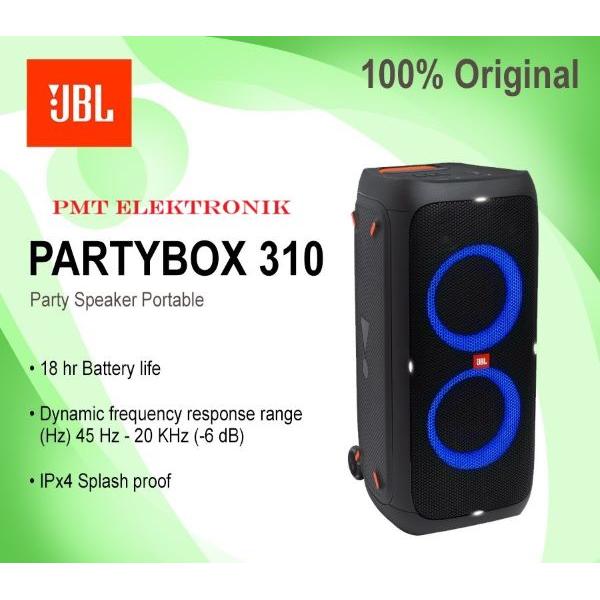 Jual Speaker Portable JBL PartyBox310 PartyBox 310 Original Kota