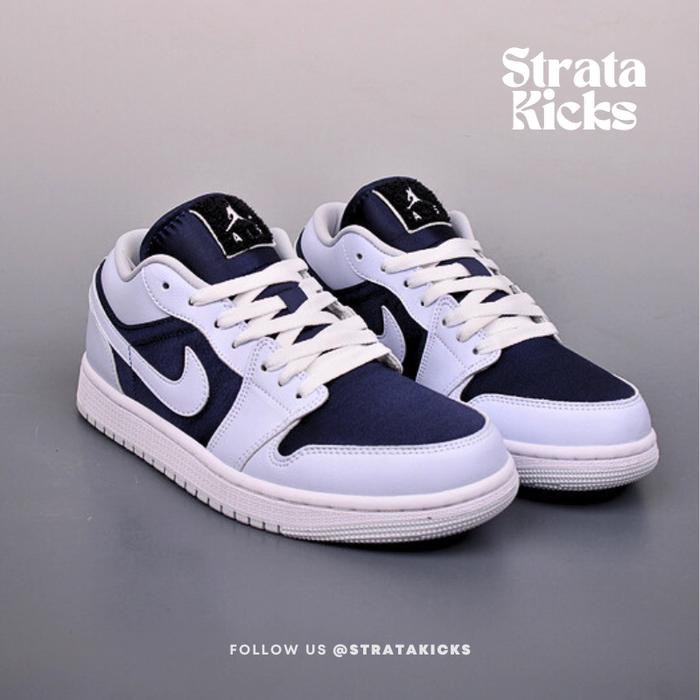 Jordan Low Football Grey White Gym Red Midnight Navy Sneaker BNIB  FZ8778-044 (Size 36-46) 36 di Strata Kicks Tokopedia