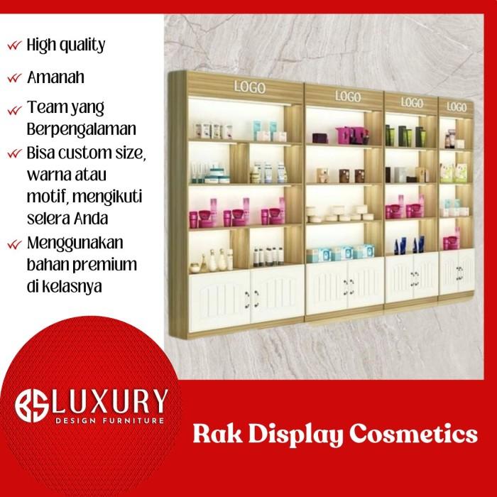 Gambar Rak Display Kosmetik Rak Display Produk Rak Toko dari Luxury Design Furniture undefined Tokopedia