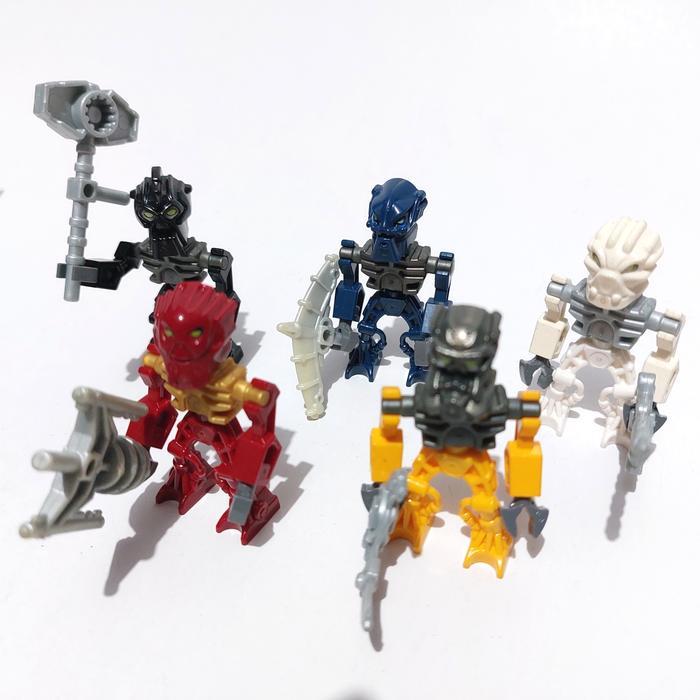 Jual lego bionicle toa inika minifigure set jaller matoro hewkii