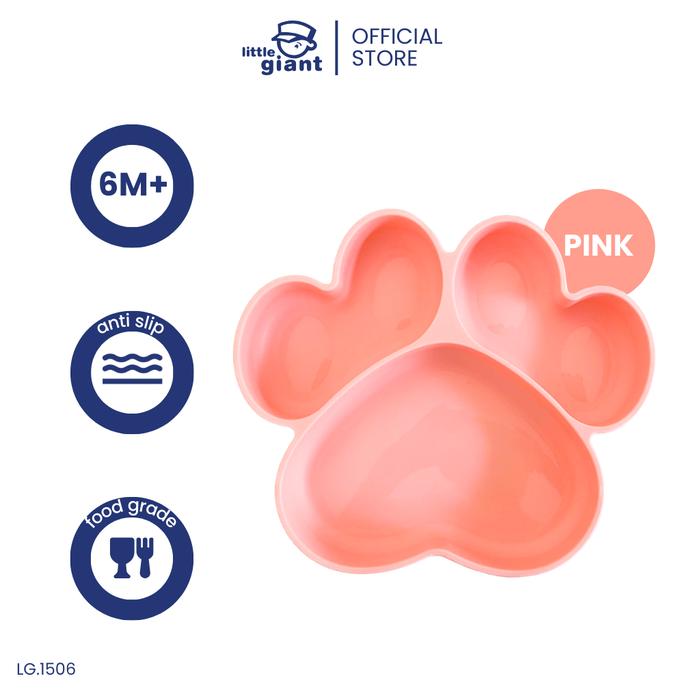 Gambar Little Giant Paw Silicone Plate - Pink  dari Little Giant Indonesia undefined Tokopedia