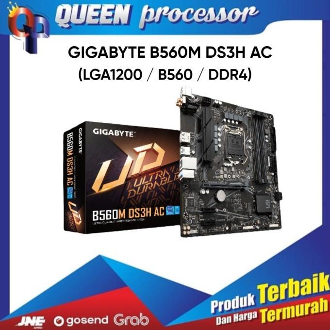 Gigabyte B560m Ds3h Ac Wifi Lga1200 B560 Ddr4 Wifi Resmi