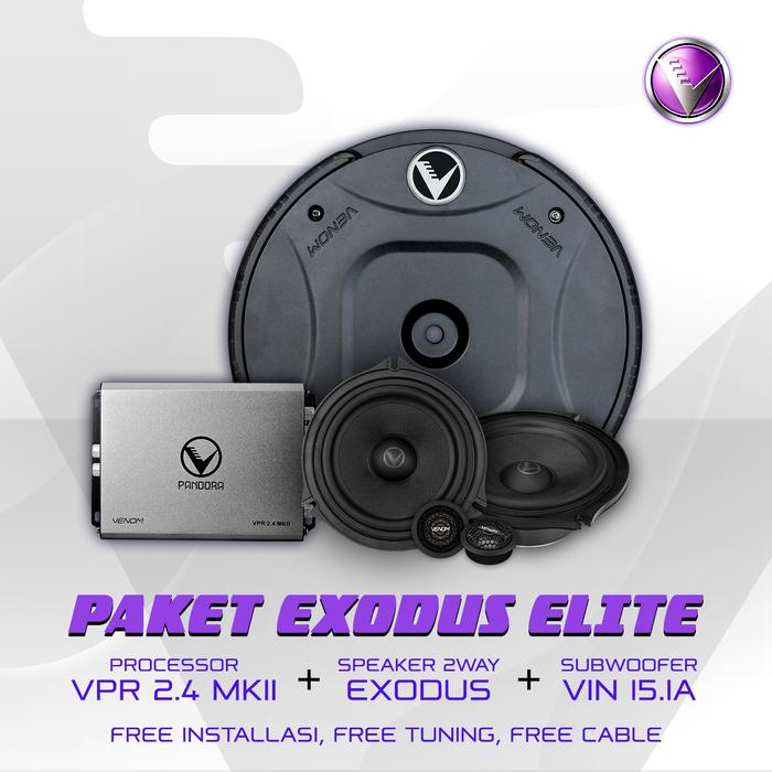 Gambar PAKET AUDIO VENOM ELITE 2 - SUB VIN 15.1A dari Venom Auto Garage undefined Tokopedia