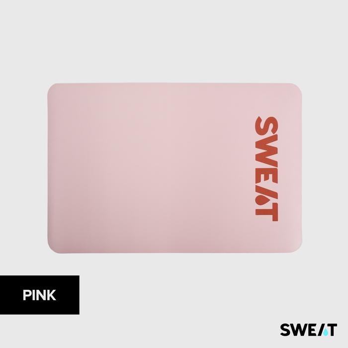 Gambar SWEAT MINIATURE PU RUBBER YOGA MAT | MATRAS YOGA MINI UNTUK LUTUT - Pink dari SWEAT.ID undefined Tokopedia