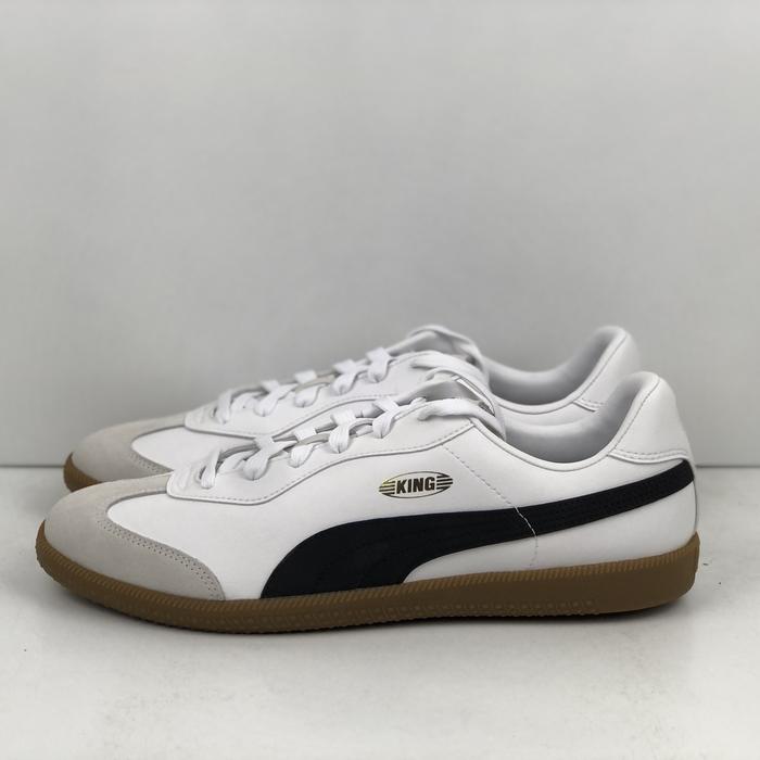 Gambar PUM4 KING 21 IT SIZE 47 SEPATU FUTSAL INDOOR UKURAN BESAR BIG JUMBO RAKSASA ORIGINAL LAKI PRIA COWO COWOK - Putih dari KAKIGEDE undefined Tokopedia