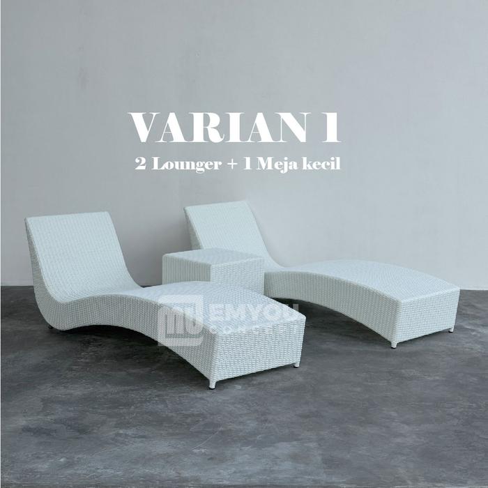 Gambar KOMODO | Lounger chair, Kursi pantai, rotan sintetis, Kursi kolam - Varian 1,  dari emyouconcept undefined Tokopedia