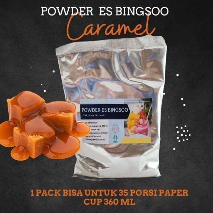 Gambar READY STOK HARGA DISKON bubuk bahan baku es bingsoo BERKUALITAS BERKUALITAS - Caramel, 500 gram dari ajerr undefined Tokopedia