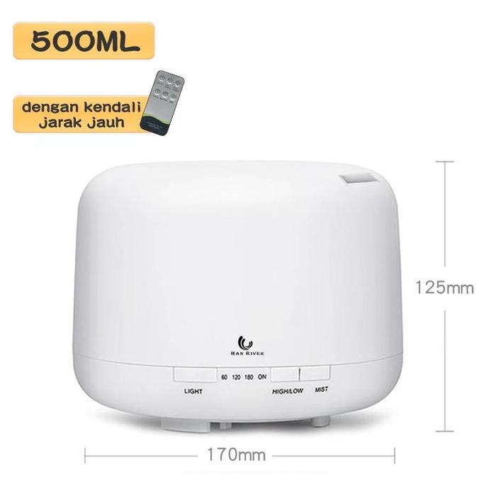 Gambar HAN RIVER Diffuser HRXXJ01 Humidifier putih - 500ml dari Koyuto Store undefined Tokopedia