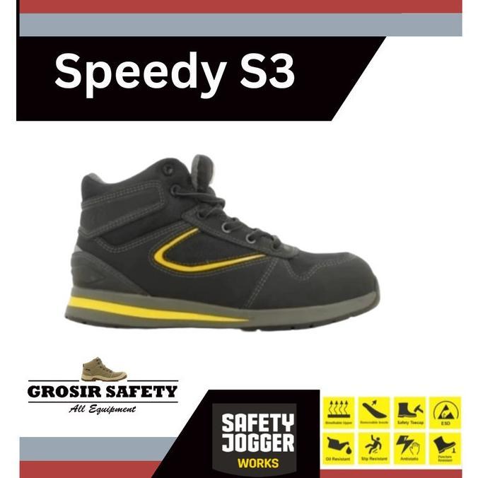 Gambar Sepatu Safety Jogger Speedy S3 - 44 dari DYSTOREE12 undefined Tokopedia