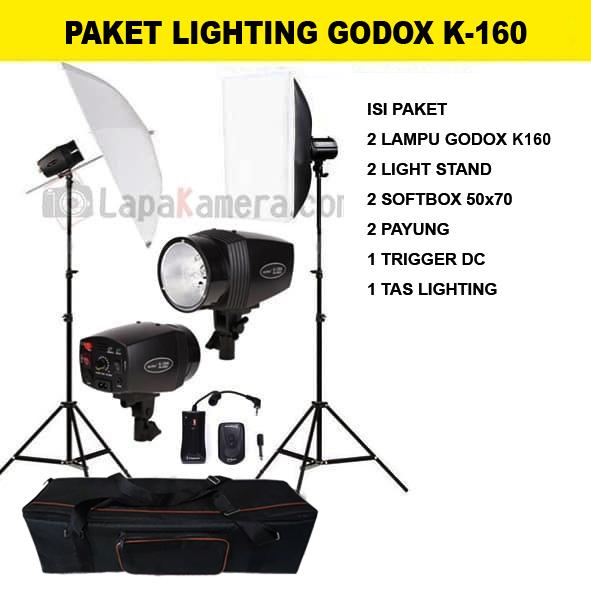 Gambar Paket Lampu Studio / Paket Lighting Godox K-150A,TERLENGKAP dari lapaKamera undefined Tokopedia