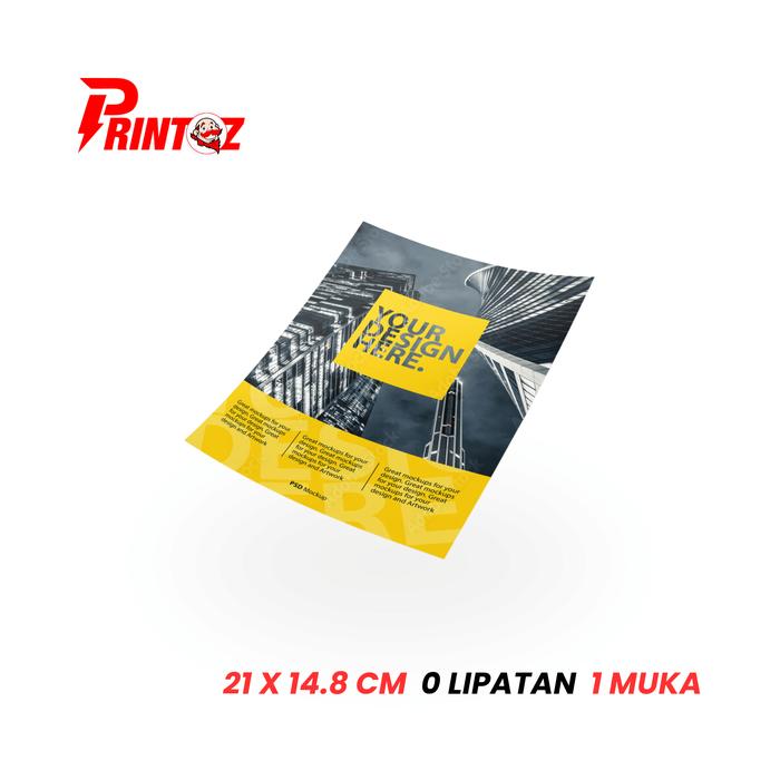 Gambar Cetak Brosur Lipat Cetak Leaflet A4 2 Sisi Cetak Brosur Pamflet Murah - Brosur A5, AP 150, 2Sisi dari AntiGarments undefined Tokopedia