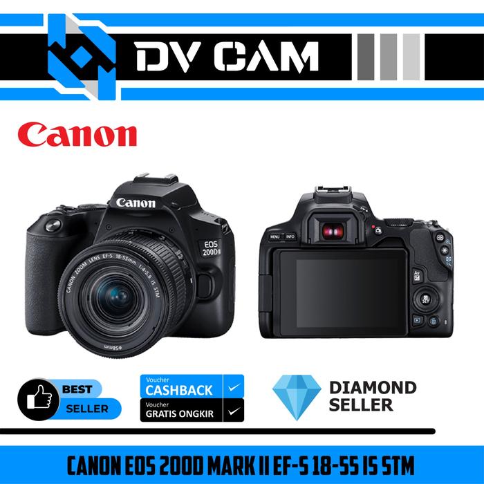 Canon Dslr Camera 200d Focus Points Canon EOS 200D II 18-55mm DSLR