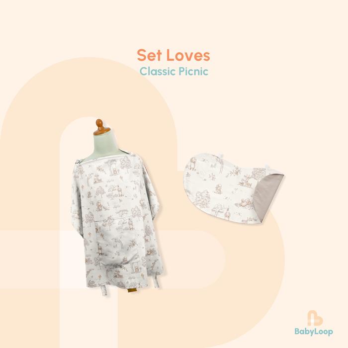 Gambar Paket Hemat - Set Loves - Baby Loop - Classic Picnic dari Baby Loop Authorized Reseller undefined Tokopedia
