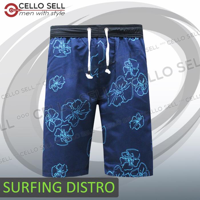 Gambar Celana pendek Pria Surfing Distro Premium Kolor Pantai Renang Boxer - Orange dari CelloSell undefined Tokopedia