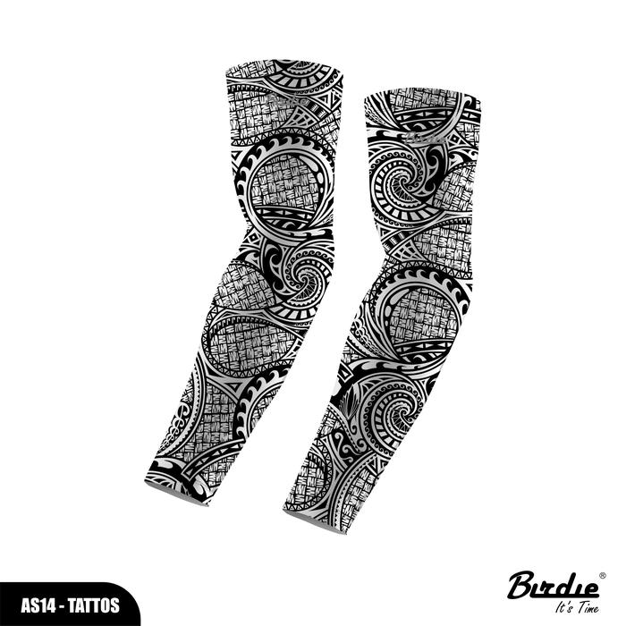 Gambar Manset Tangan Arm Sleeve Polyester Dry Quickly UV Protection AS-14 Birdie - Tattos, XS dari Birdie Indonesia undefined Tokopedia