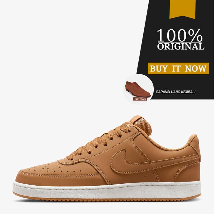 Sepatu Pria Original Sneakers Nike Court Vision Low Flax Style:  HJ4031-200 40 di Iyf Store Laci Tokopedia