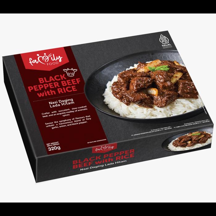 Gambar Makanan Siap Saji (Nasi Rendang Daging, Nasi Lada Hitam, Kare Ayam) - LADA HITAM dari Family Food Indonesia - Jakarta undefined Tokopedia