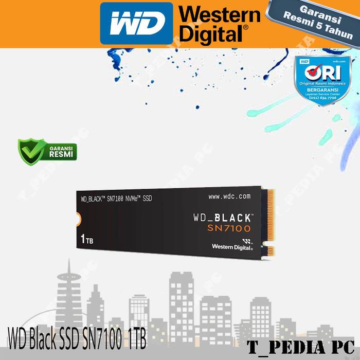 Promo WD Black SSD SN7100 Pcie Gen4 Nvme 2280 1TB M2 TB
