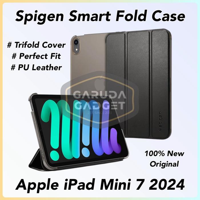 Gambar Case iPad Mini 7 / 6 2024 2021 Spigen Smart Fold Trifold Flip Cover Smart Folio Casing Slim Original New dari Garuda Gadget undefined Tokopedia