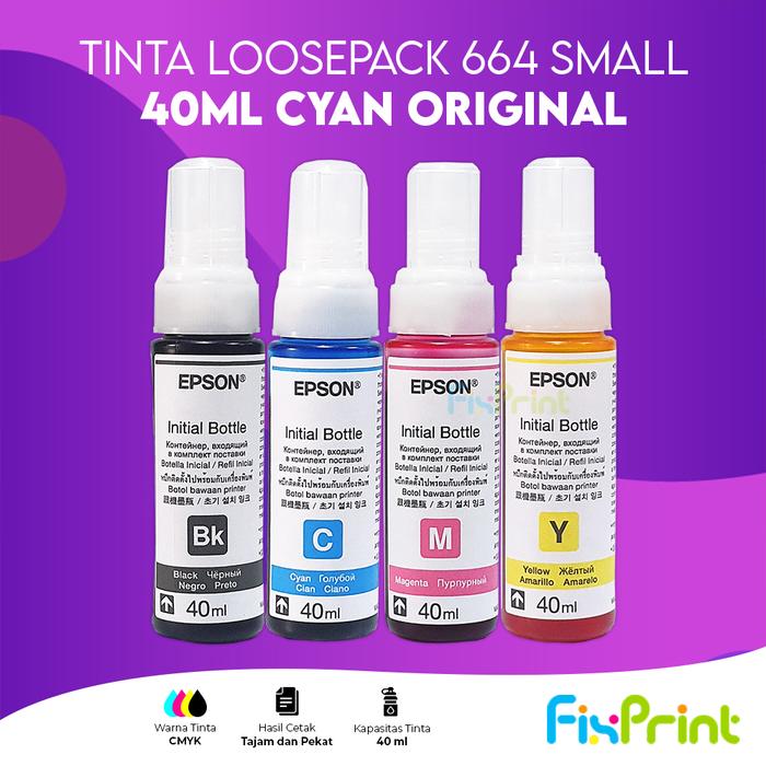 Gambar Tinta Epson 664 100ml Refill Printer L120 L121 L210 L360 L565 L1300 - Tanpa Box Ori, Biru dari FixPrint Indonesia undefined Tokopedia