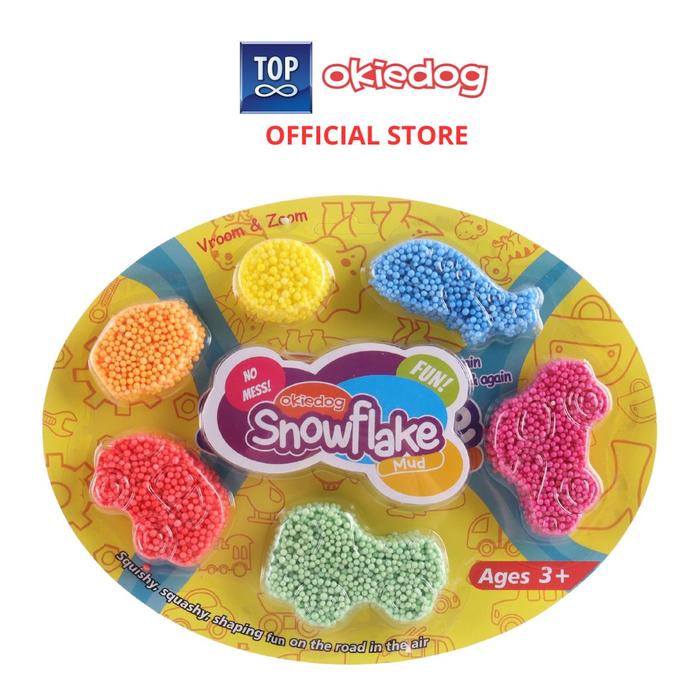 Gambar Okiedog Snowflake Bubble Slime Mud 3 Cars (6pcs) - Mainan Bubble Slime Anak Karakter Lucu - CARS dari Tosyen Okiedog undefined Tokopedia