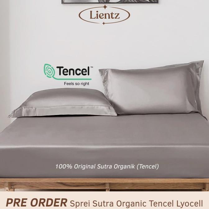 Gambar Sprei Sutra Organic Tencel - Premium Bed Sheet Tencel by Lientz 100% BEST QUALITY - SPREI SAJA, 180x200 dari SUYATI JAYRENU346 undefined Tokopedia