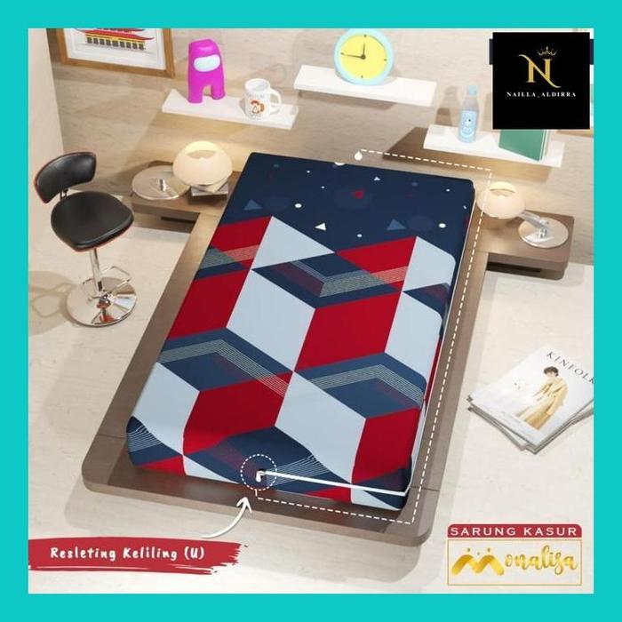 Gambar Nailla* Ukuran 100X200X20 Grosir Sarung Kasur / Busa Resleting Monalisa - Zeehan dari Nailla_Aldirra undefined Tokopedia