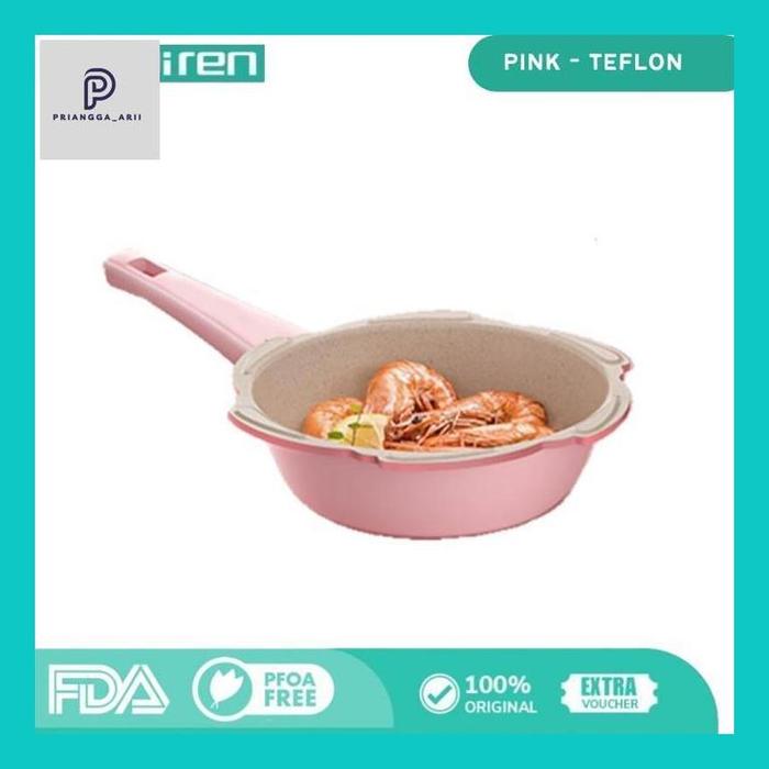 Gambar Priang*** Nanjiren Panci Mpasi Baby Cookware Full Set 16Cm - Peralatan Panci Bayi Granite Die Cast (Kuat) Tahan Lengket - Pink - Teflon dari Priangga Arii undefined Tokopedia
