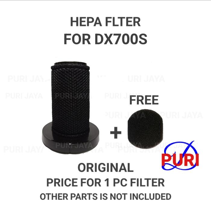 Gambar Hepa Filter Deerma DX700 DX700S Vacuum Cleaner Washable Bisa Utk Umeda - Black dari Puri Denshi undefined Tokopedia