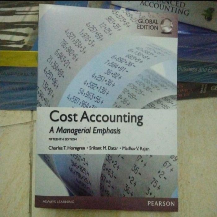 Gambar Buku Akuntansi, COST ACCOUNTING A Managerial Emphasis • C.T. Horngren• dari Buku Marsada undefined Tokopedia
