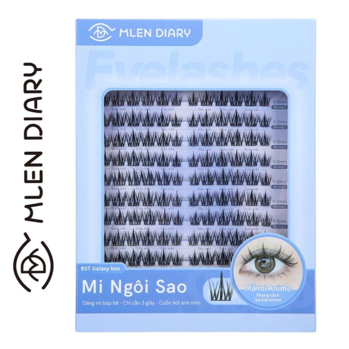 Gambar MLEN DIARY Bulu Mata STARS Series C Curl 9-12mm - MAX (1 PAK ISI 120pcs) (Bulu Mata Palsu) STAR Original dari Angels Beauty Luv undefined Tokopedia