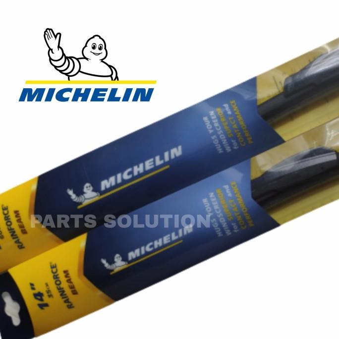 Gambar Wiper Frameless Michelin Rainforce Beam 14 16 18 20 22 24 26 Inch - 26inch 65cm dari DARK ZERO GROSIR undefined Tokopedia