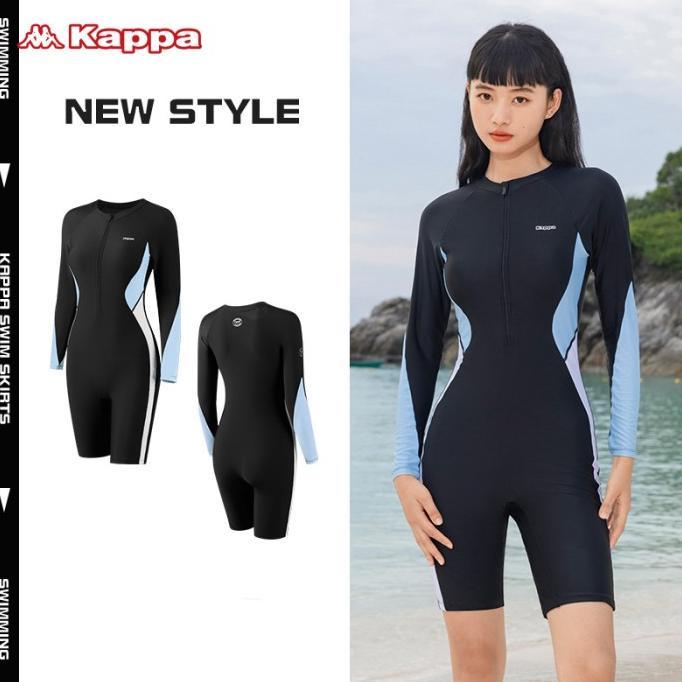 Jual Kappa Swimsuit Women Casual Fashion Long Sleeve One -piece